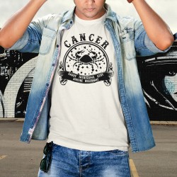Cancer Horoscope Cancer Zodiac Sign White T Shirt