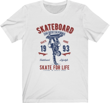 Skateboarding T shirt